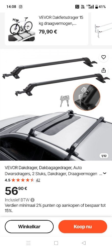 Dakdragers, Auto diversen, Dakdragers, Ophalen of Verzenden, Nieuw