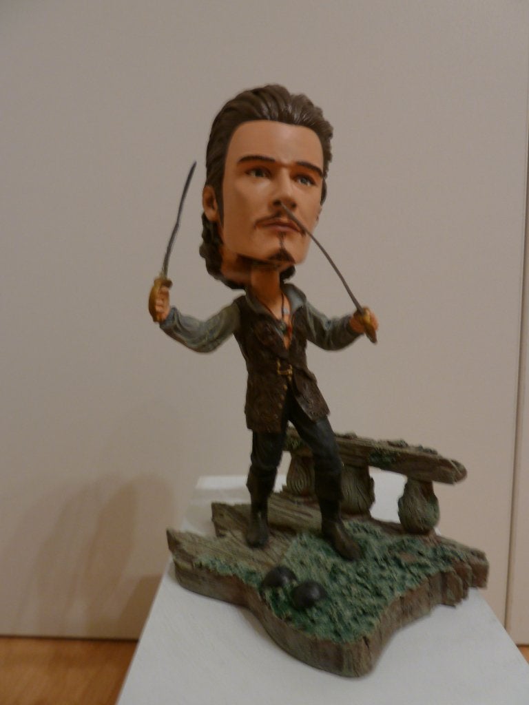 Bobble head Will Turner, Verzamelen, Ophalen of Verzenden, Zo goed als nieuw, Film, Beeldje, Replica of Model