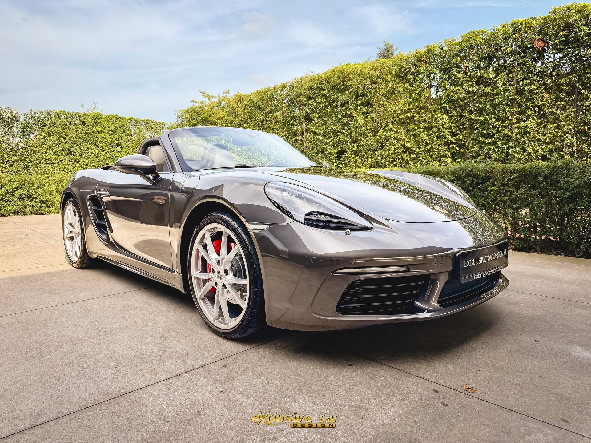Porsche 718 Boxster S, Auto's, Cabriolet, 0 kg, Bedrijf, Zilver of Grijs