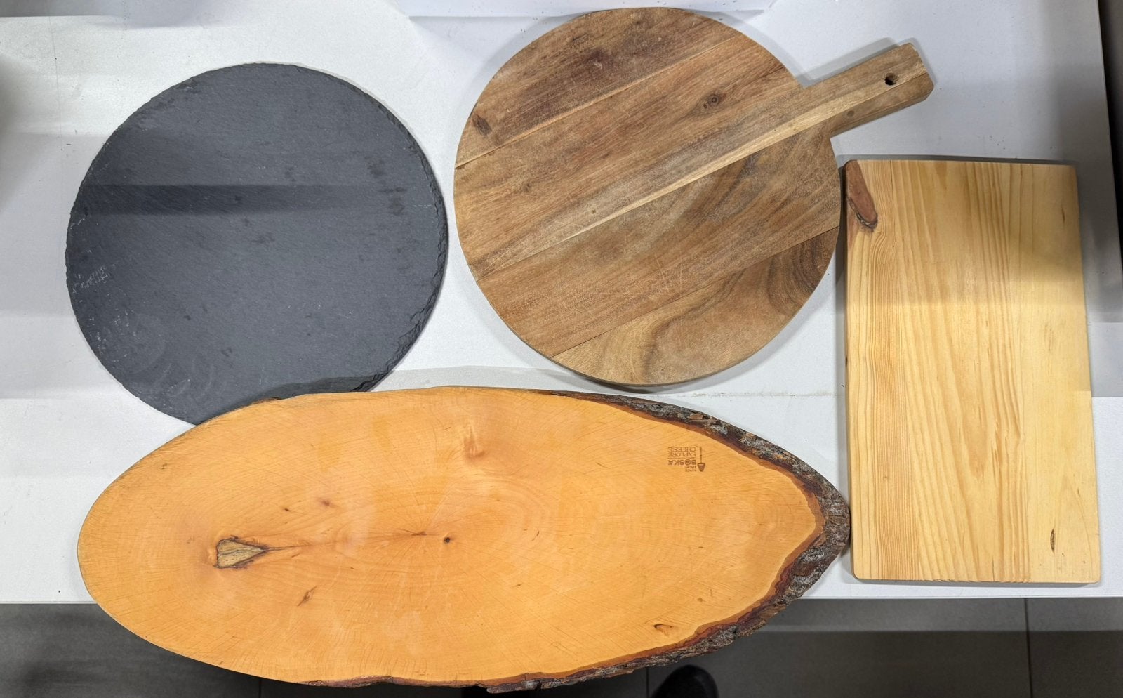 Schalen van steen en hout, Ophalen, Zo goed als nieuw, Overige materialen