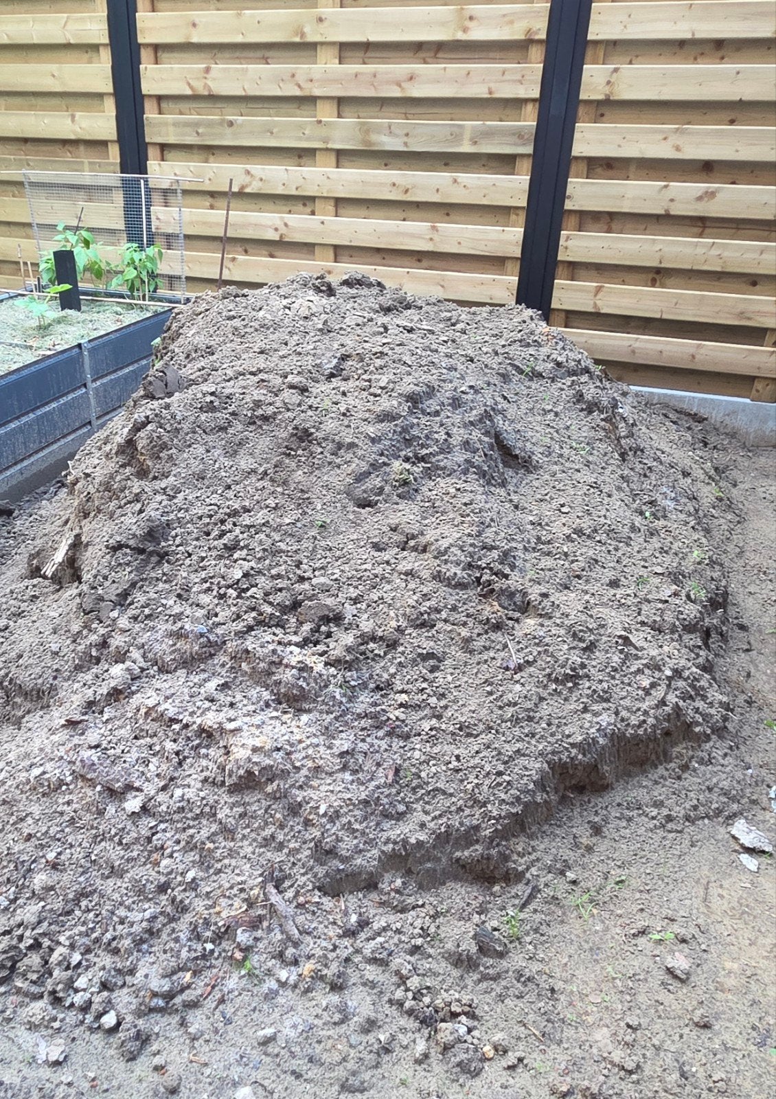 Grond / zand, Ophalen