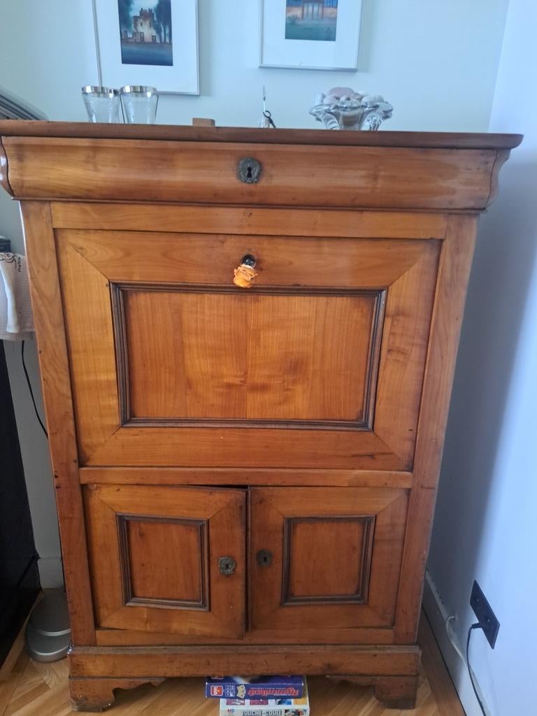 Secrétaire  de style Louis-Philippe en acajou, Antiquités & Art, Enlèvement
