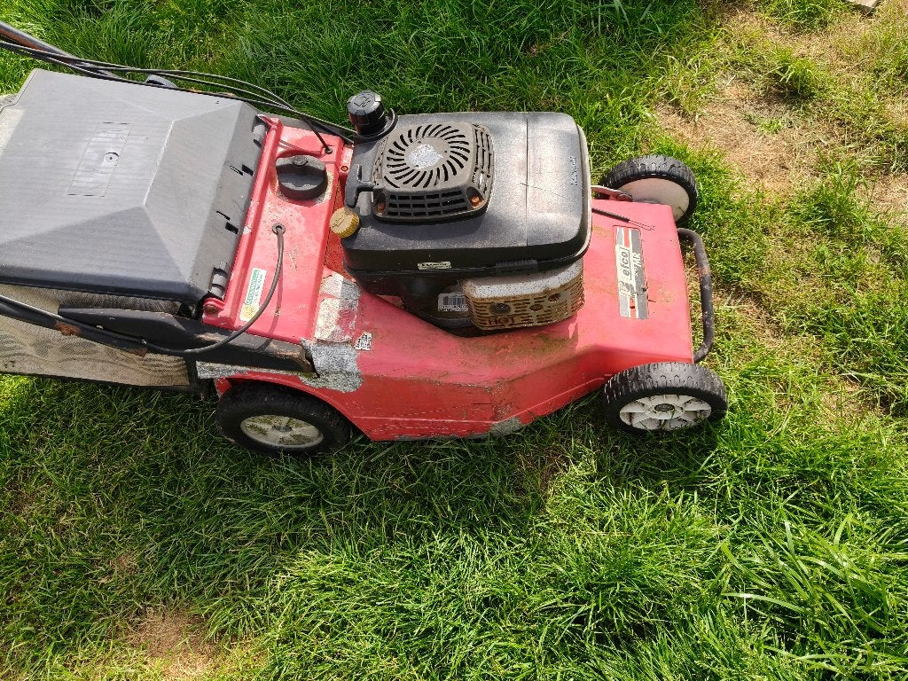 grasmachine Efco met kawasaki motor, Ophalen, Gebruikt