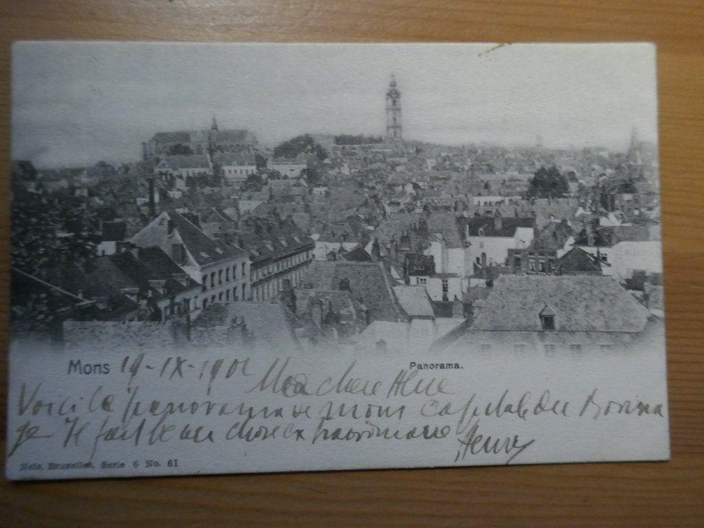mons panorama, Collections, Enlèvement ou Envoi, Affranchie, Hainaut