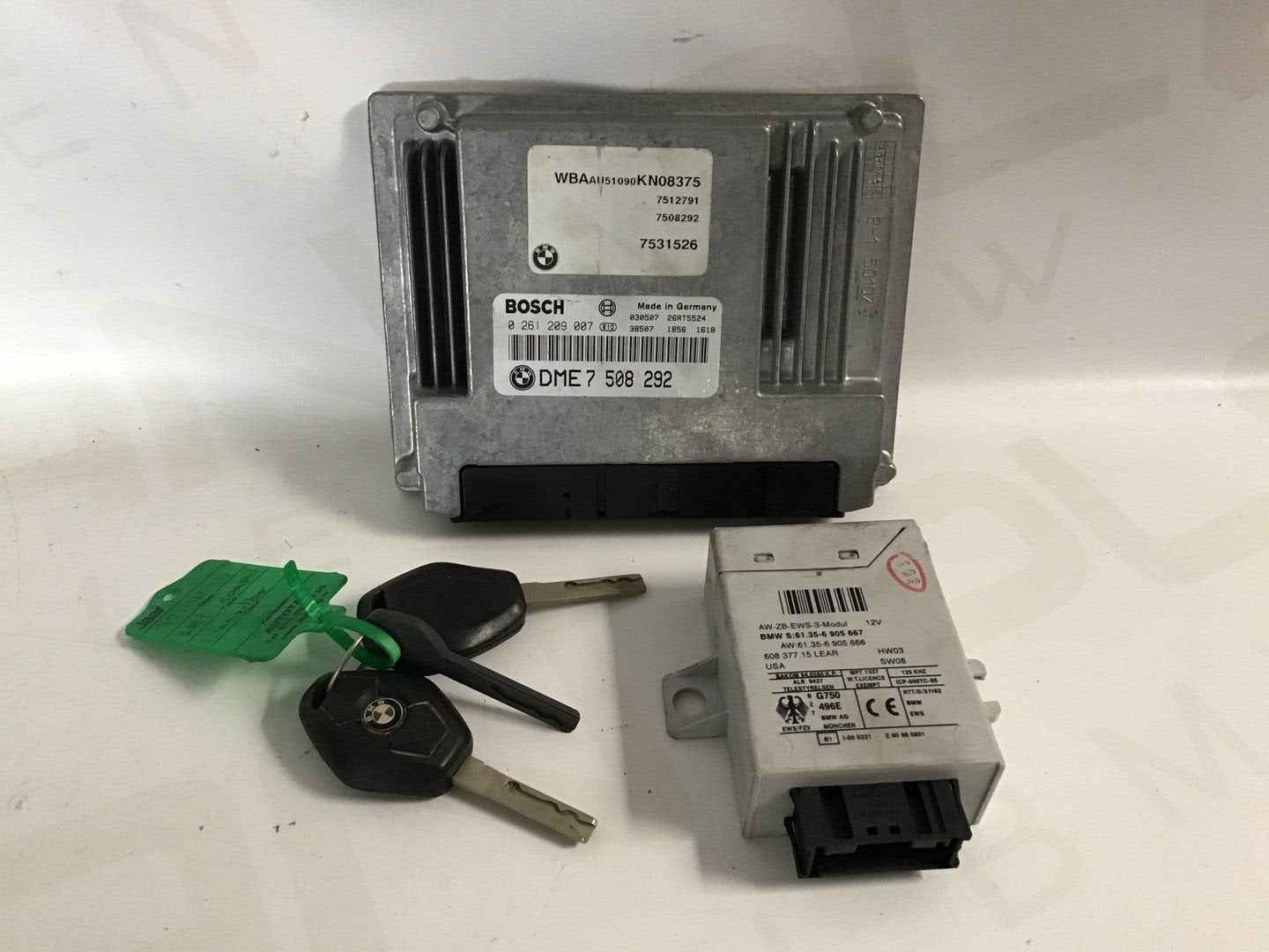 Computer motormanagement set N42B18A BMW E46 DME 7508292, Gebruikt, -, -, Ophalen of Verzenden