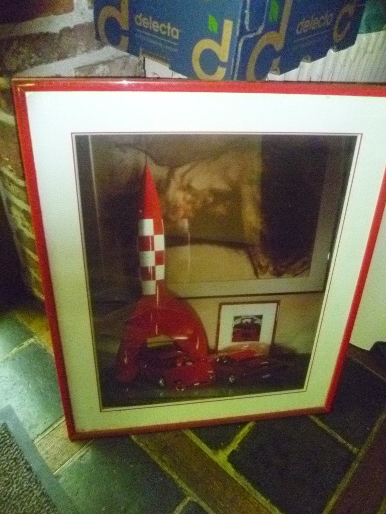 kuifjes raket, Ophalen