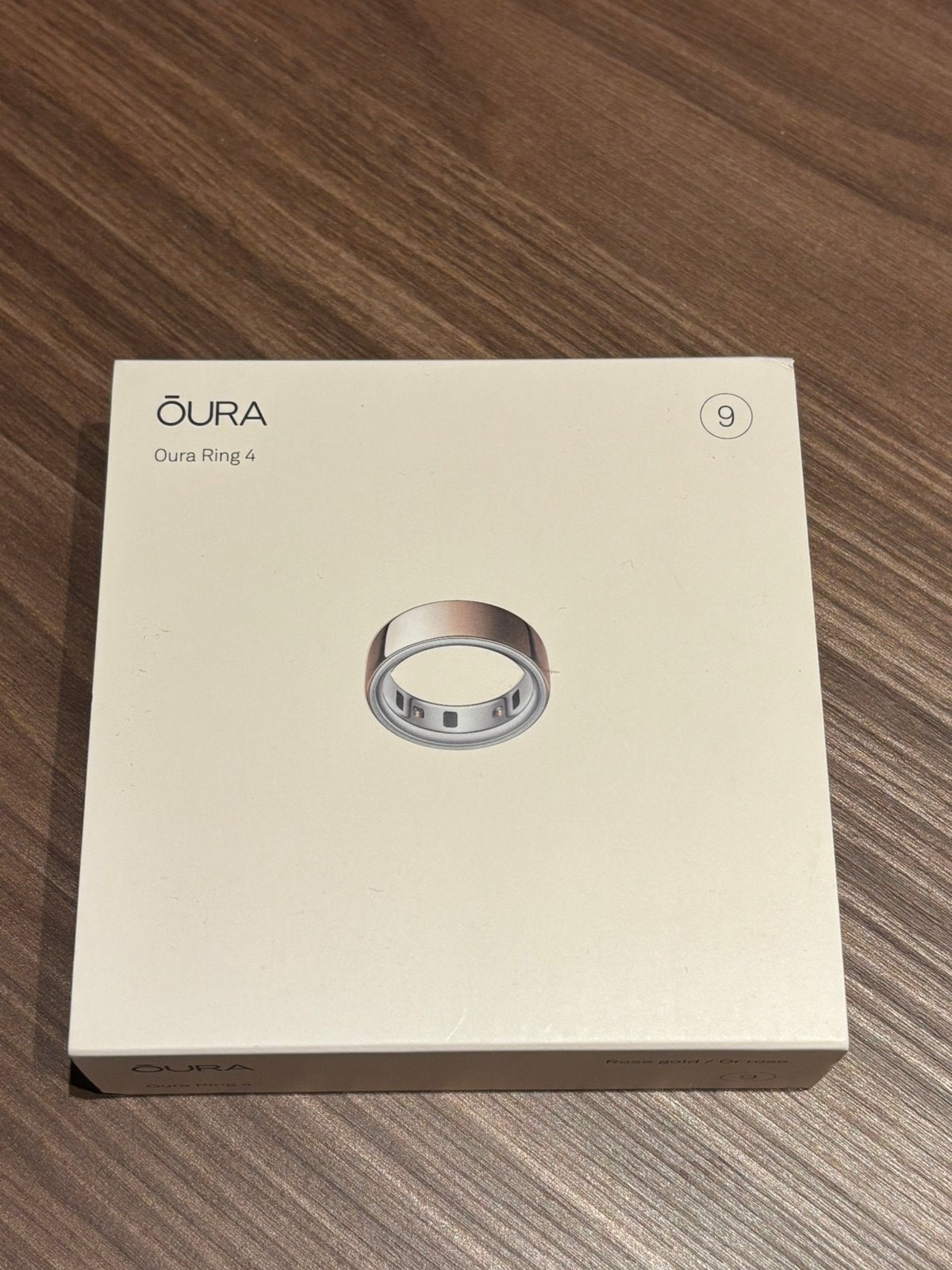 Oura Ring 4 Rose Gold maat 9, Handtassen en Accessoires, Ophalen of Verzenden, Zo goed als nieuw