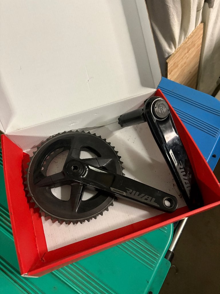 SRAM Rival Powermeter, Vélos & Vélomoteurs, Vélos Pièces, Enlèvement ou Envoi, Utilisé, Racefiets, Pédalier ou Pédales