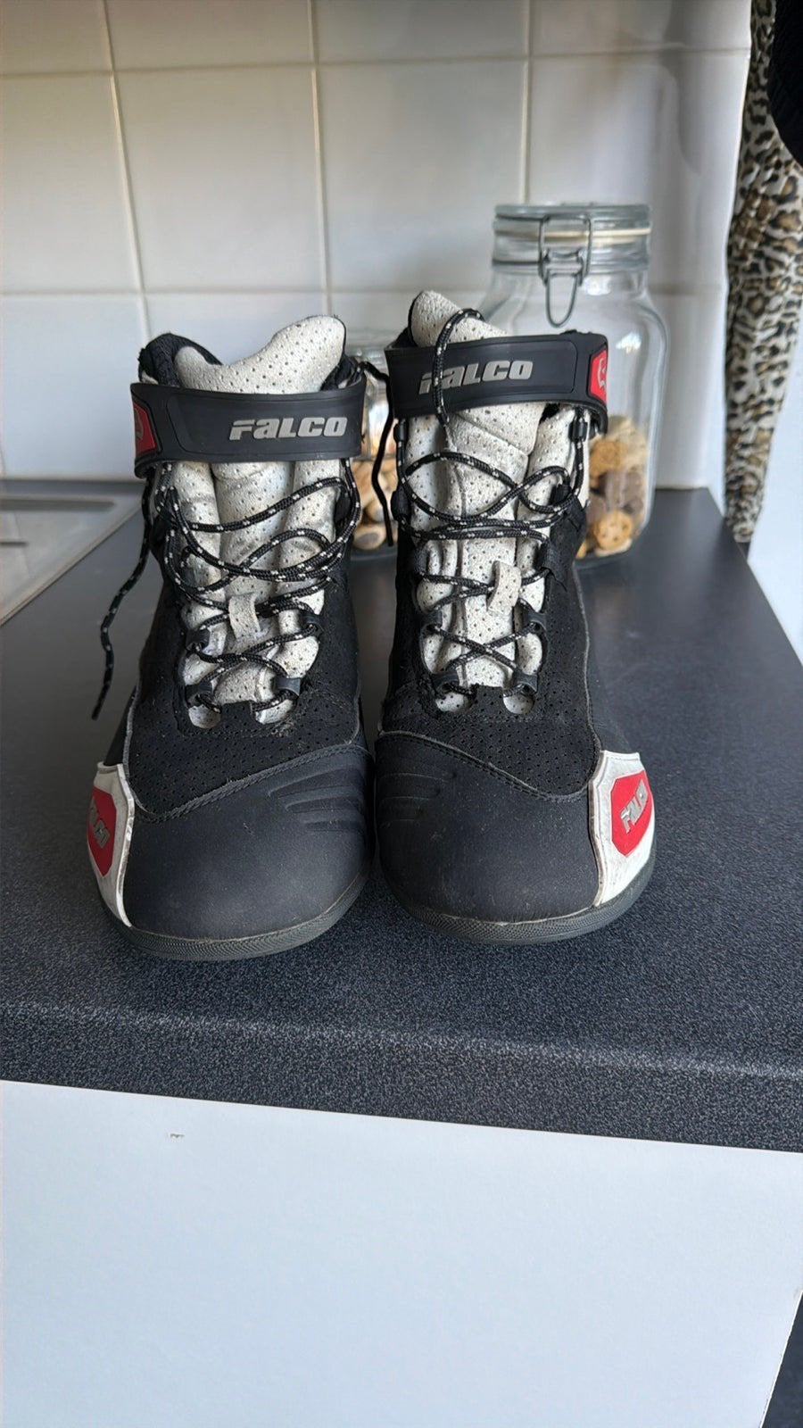 Falco motor laarsjes, Motoren, Ophalen, Tweedehands, Dames, Laarzen