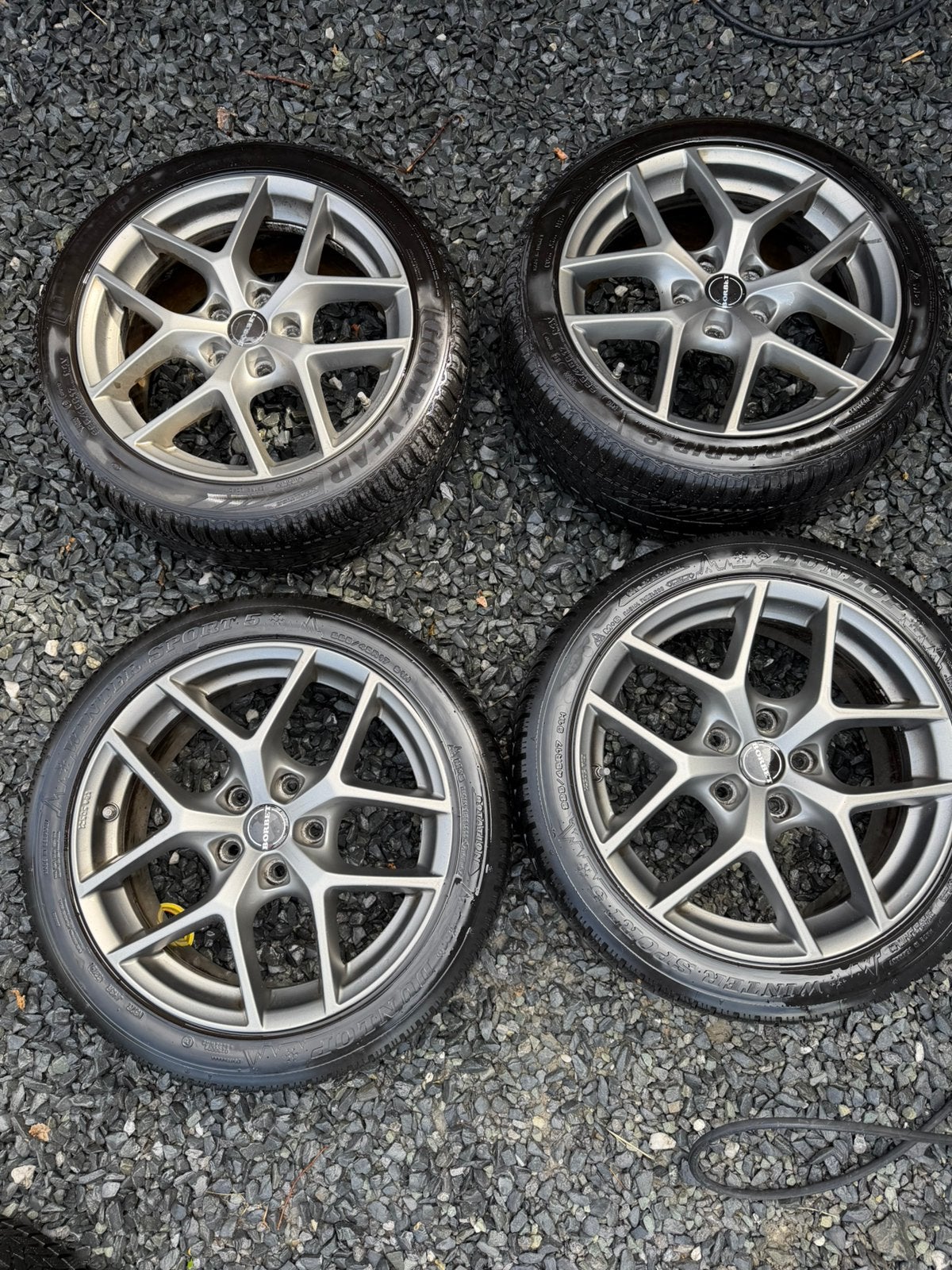 Jante borbet, Auto-onderdelen, Banden en Velgen, Ophalen, Gebruikt, Velg(en), 17 inch