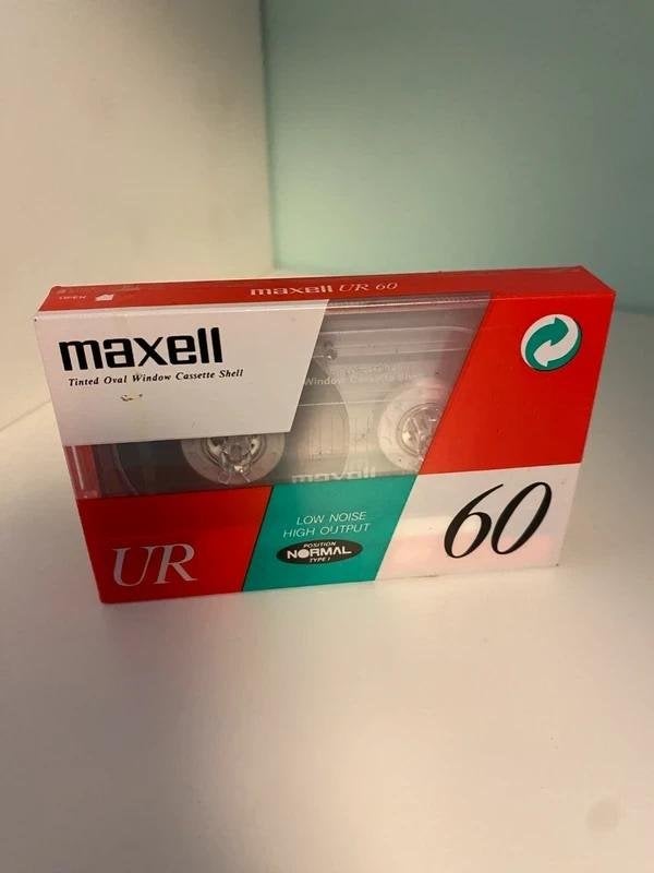 Maxell UR 60 Type I - 1 tape, CD & DVD, Cassettes audio, Enlèvement ou Envoi, Neuf, dans son emballage, 1 cassette audio, Vierge
