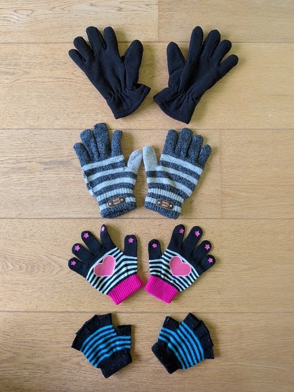 gants (7-10 ans), Kinderen en Baby's, Kinderkleding | Mutsen, Sjaals en Handschoenen, Ophalen, Gebruikt, Handschoenen