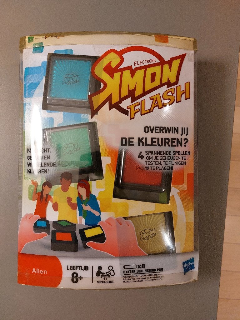 Simon Flash, 1 ou 2 joueurs, Enlèvement ou Envoi, Utilisé, HASBRO