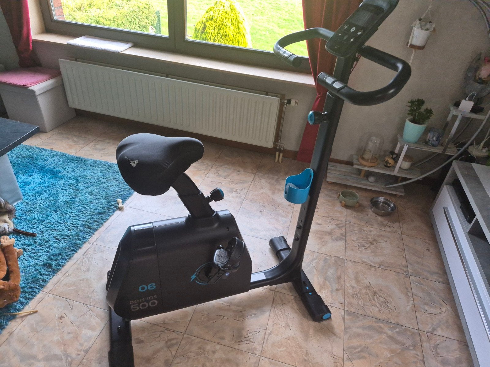 Hometrainer Domyos 500 – zeer goede staat, Ophalen, Gebruikt, Metaal, Hometrainer