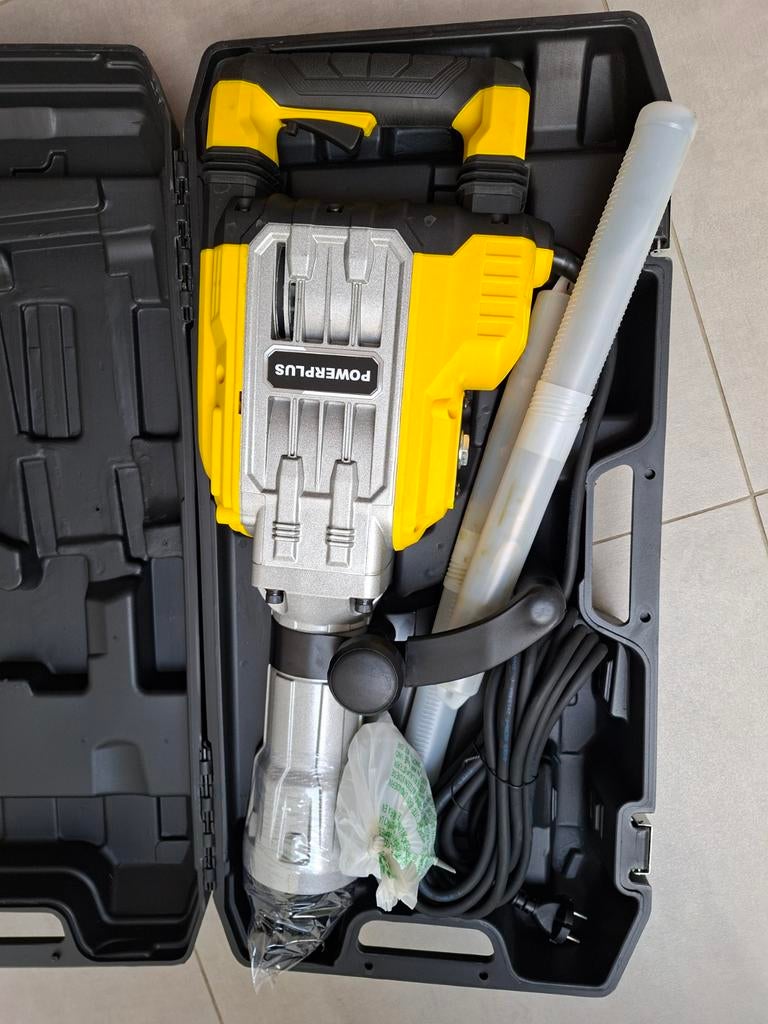 Breekhamer Powerplus 1700W 60J 10uur gebruikt, Doe-het-zelf en Bouw, Ophalen, Zo goed als nieuw