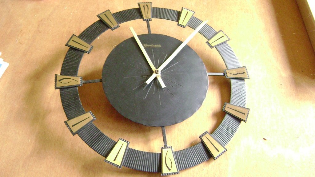 horloge murale, Classique, Noir, Analogique, Enlèvement