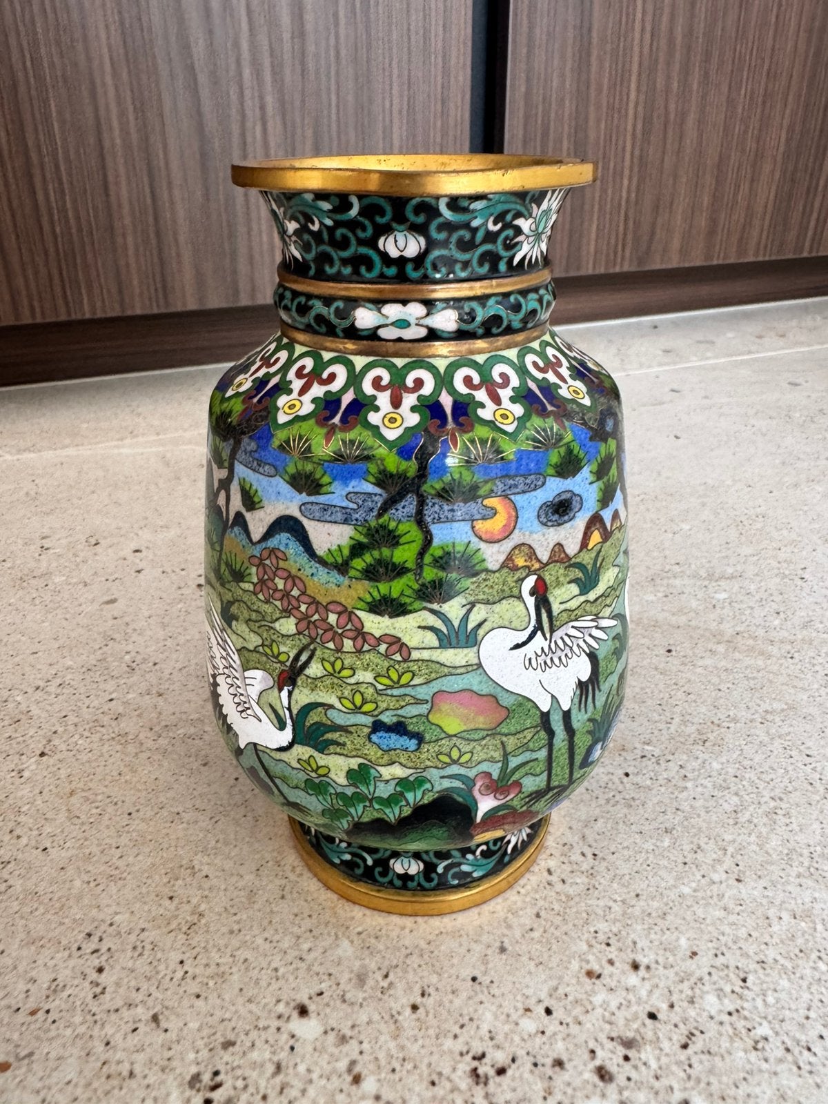 Chinees vaas, Ophalen