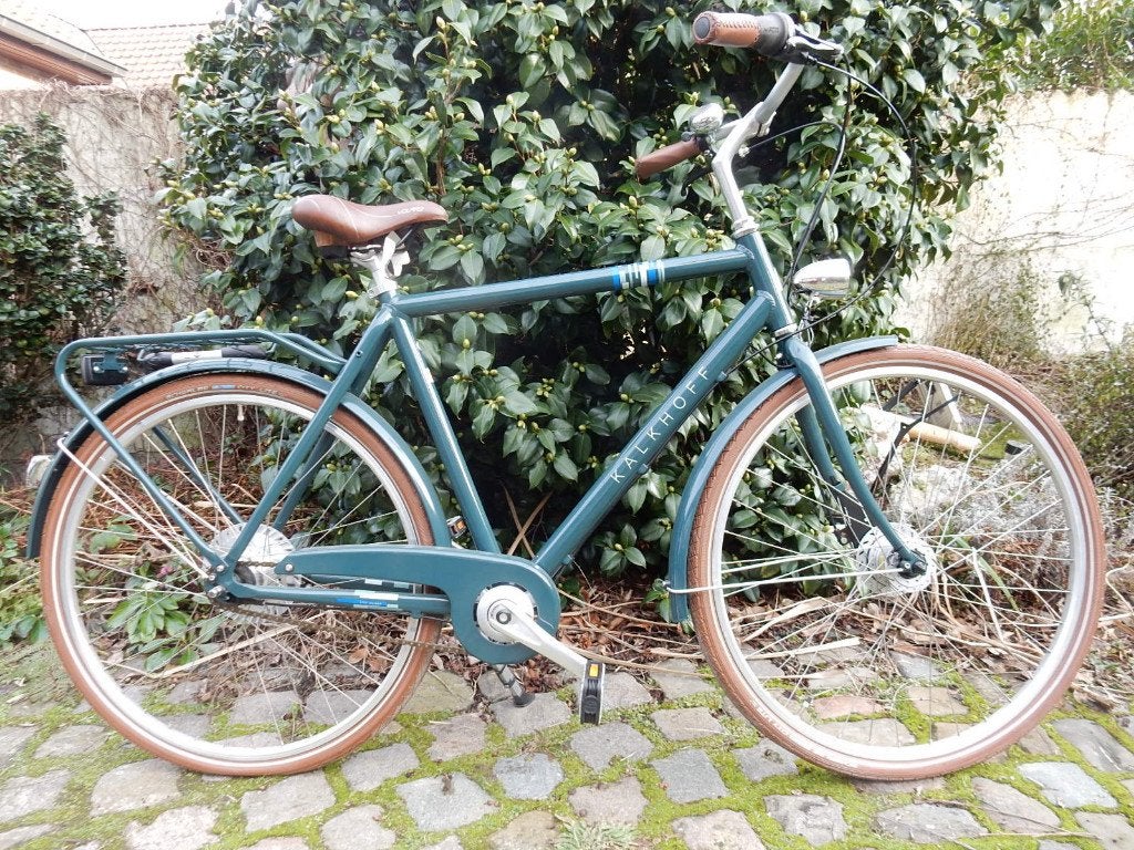 Nieuwe groene stadsfiets 'Kalkoff', 55 tot 59 cm, Ophalen
