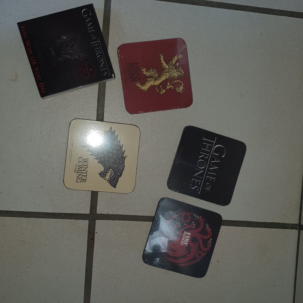 Game of Thrones onderzetters, Glasonderzetter, Ophalen of Verzenden, Kunststof, Meerkleurig