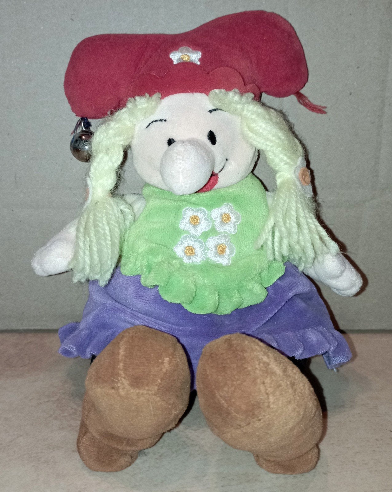 Plopperdeplop! Knuffel kabouter Kwebbel, Kinderen en Baby's, Speelgoed | Knuffels en Pluche, Gebruikt, Overige merken, Overige karakters