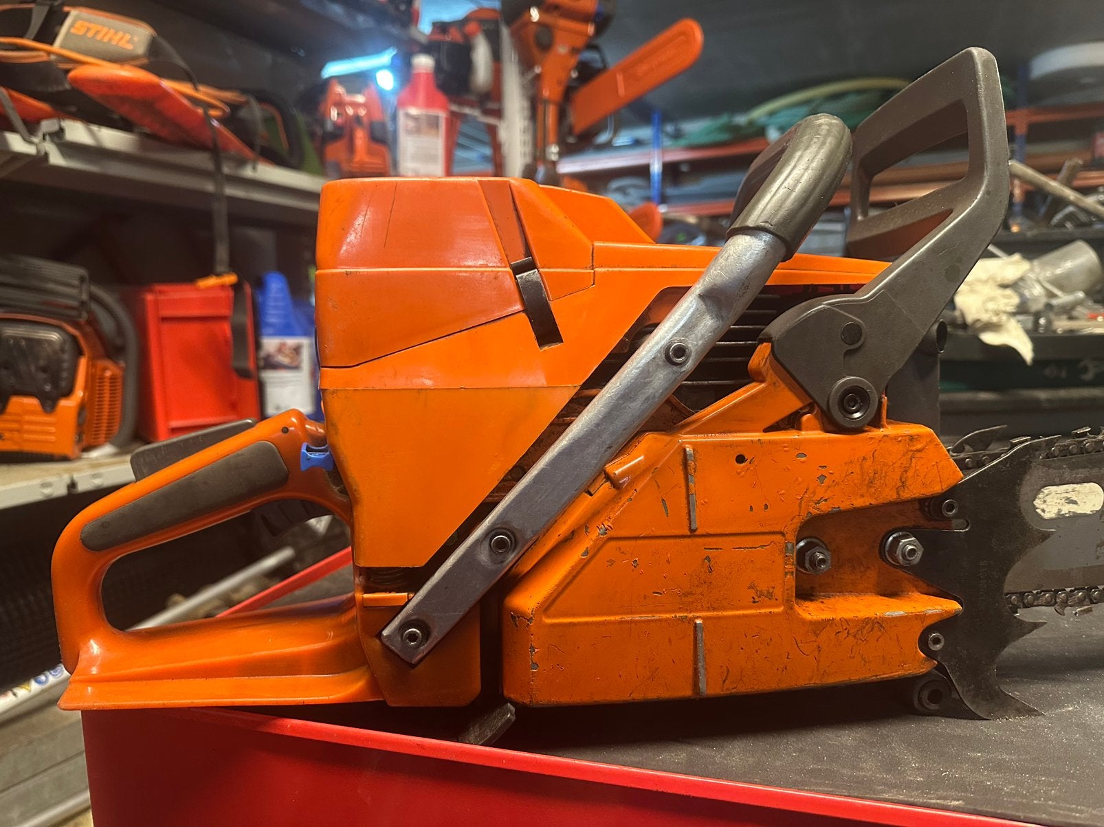 Troconneuse 395 xp - 70 cm, Jardin & Terrasse, Outils à main, Utilisé, Enlèvement ou Envoi