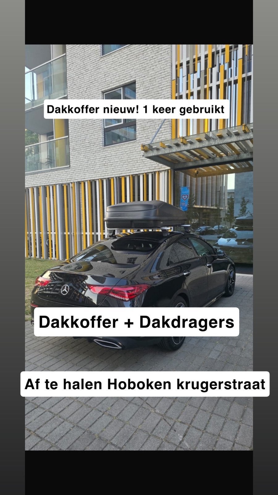 Dakkkoffer met dakdragers nieuw, Auto diversen, Dakdragers, Ophalen