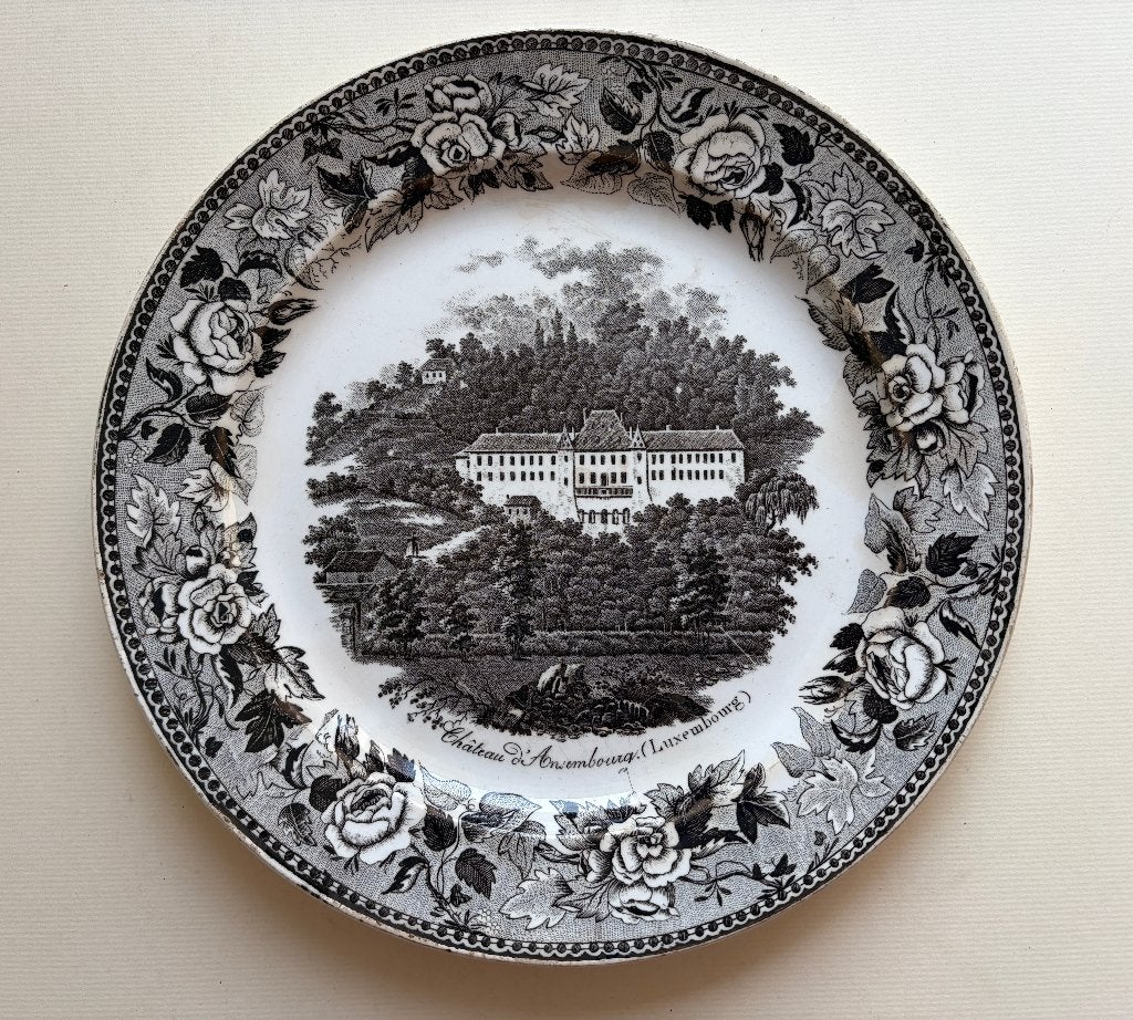 aardewerk BOCH Luxembourg kasteel Ansembourg Luxemburg 1835, Verzenden