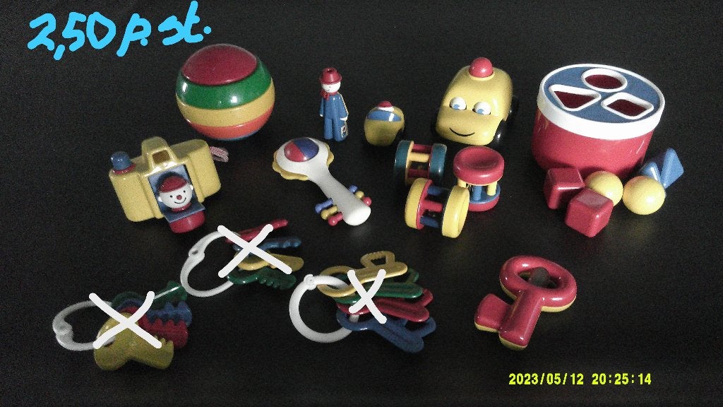 Ambi toys babyspeelgoed, retro, vintage., Ophalen of Verzenden, Zo goed als nieuw, Rammelaar