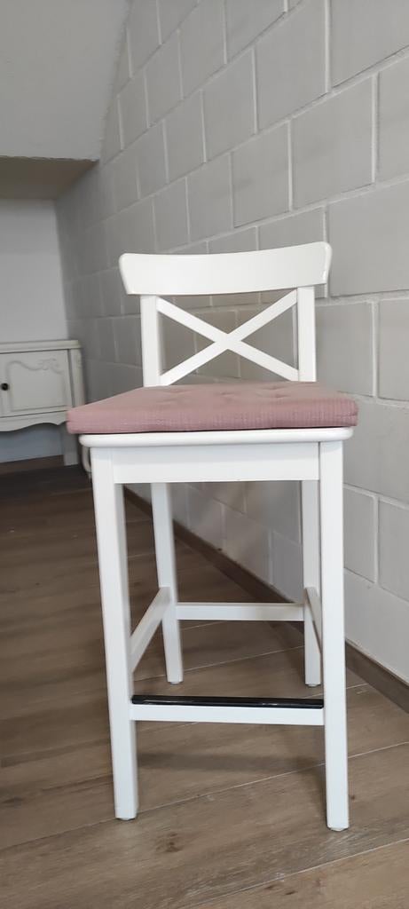 4 barstoelen en plantenrekje, Huis en Inrichting, Barkrukken, Ophalen