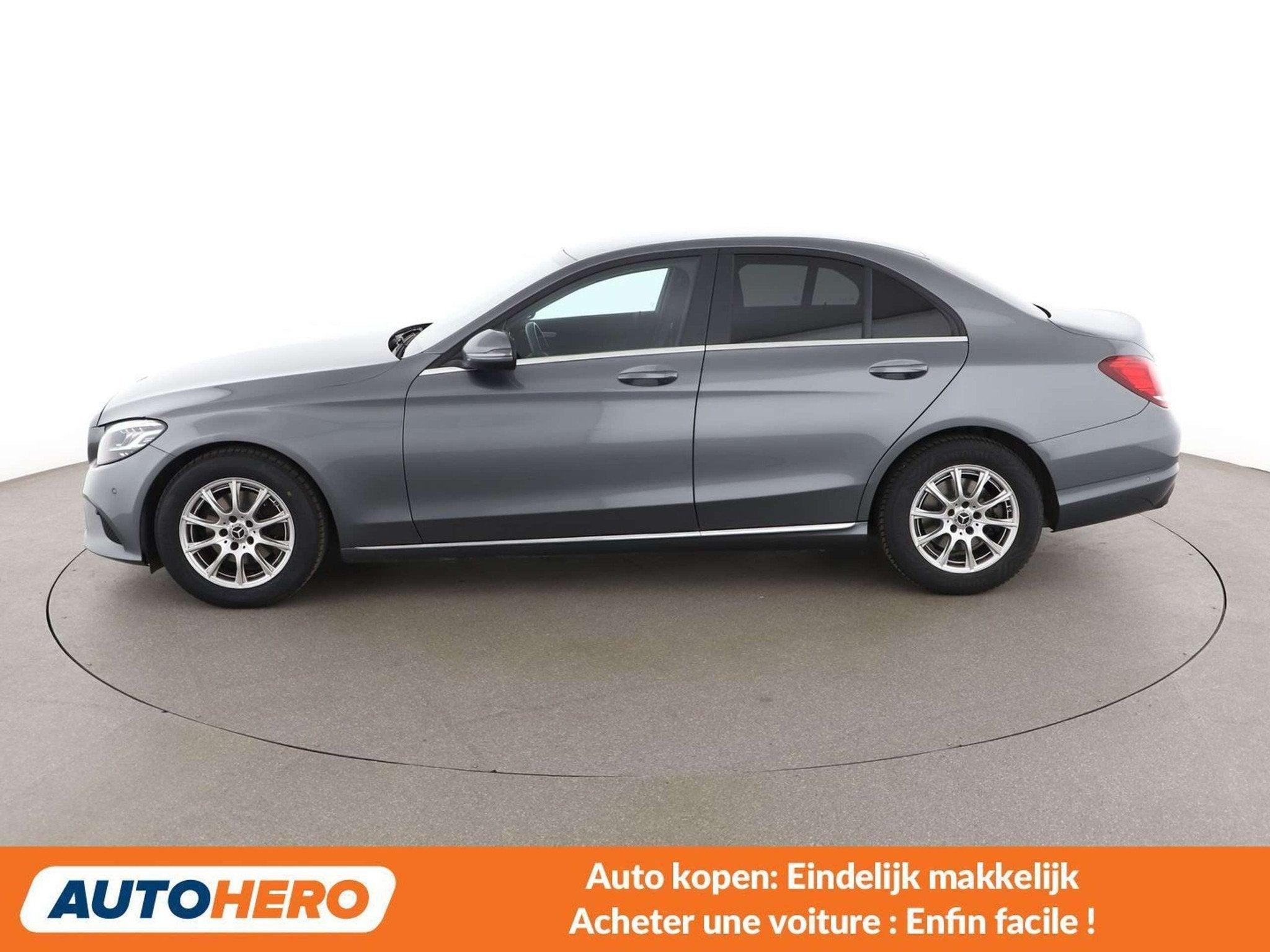 Mercedes-Benz C-Klasse 160 C 160, Autos, Mercedes-Benz, Argent ou Gris, Achat, Boîte manuelle, Noir