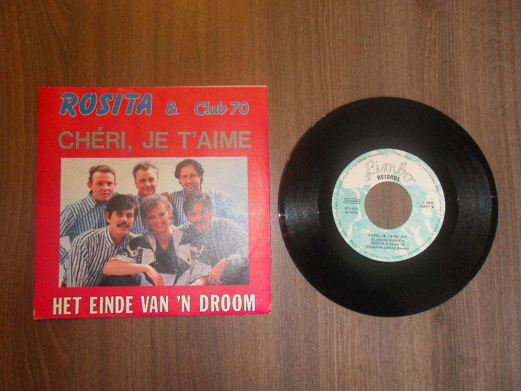 Rosita & Club 70 - Chéri je t'aime, Enlèvement ou Envoi, Utilisé, 7 inch, Chanson réaliste ou Smartlap
