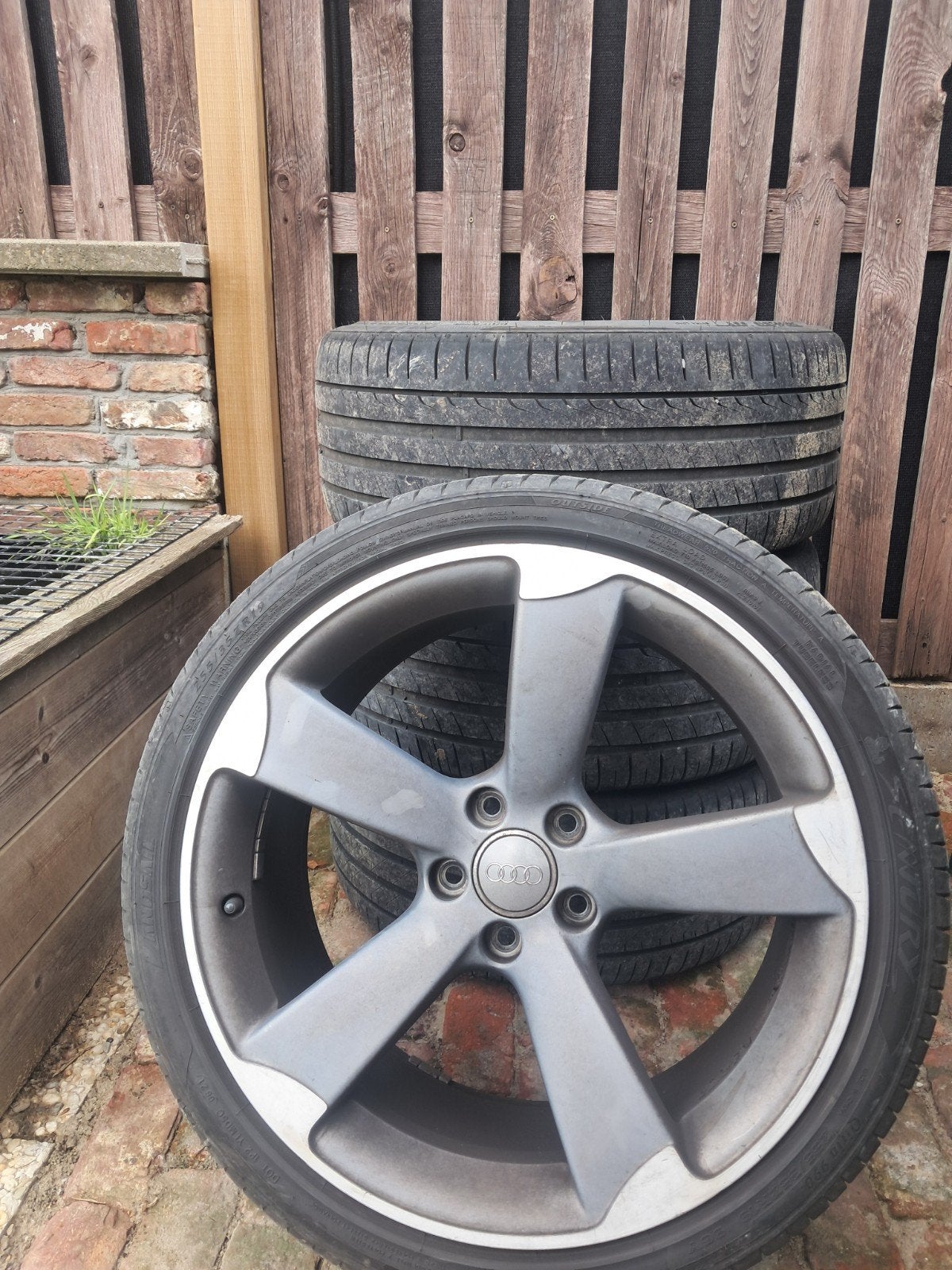 audi s5 velgen 19inch, Auto-onderdelen, Ophalen, Band(en)