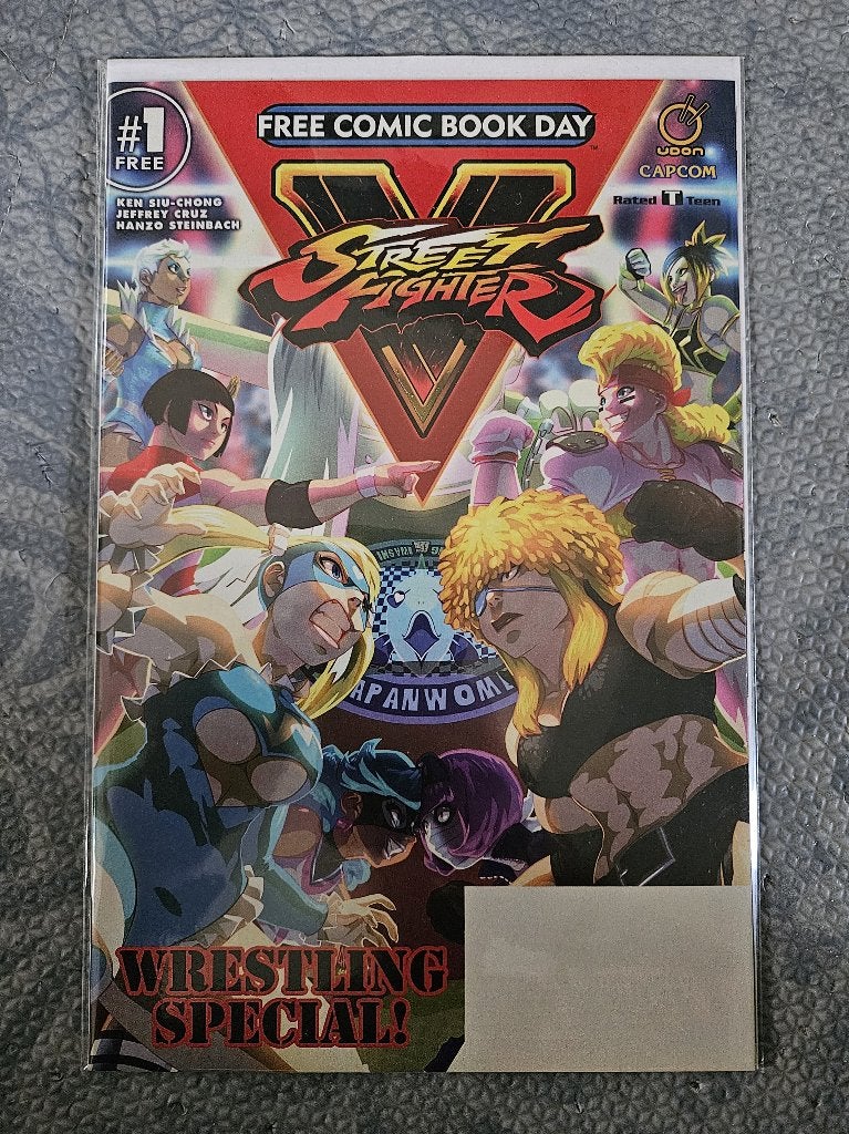 Street Fighter V : Wrestling Special - FCBD 2017, Eén comic, Amerika, Nieuw, Ophalen of Verzenden
