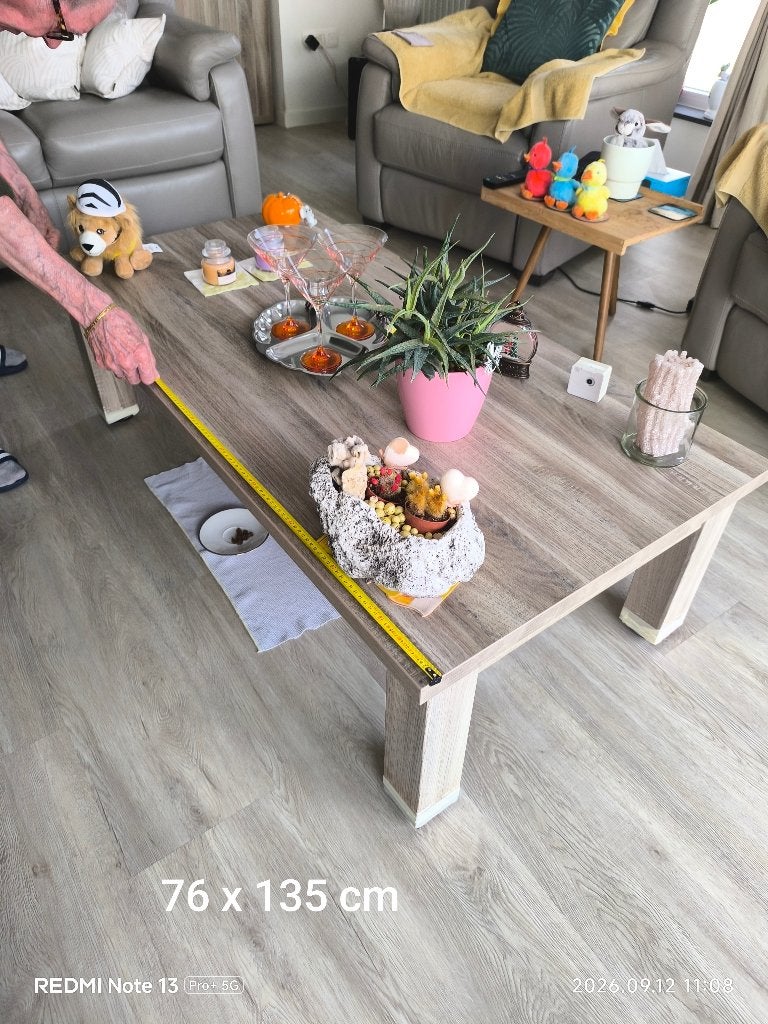salontafel, Ophalen, Gebruikt, 100 tot 150 cm, 50 tot 100 cm
