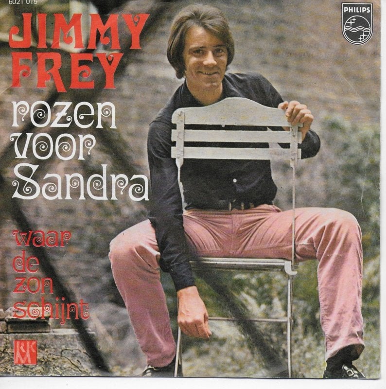 Jimmy Frey: Rozen voor Sandra, 7 inch, Ophalen of Verzenden, Zo goed als nieuw, Nederlandstalig