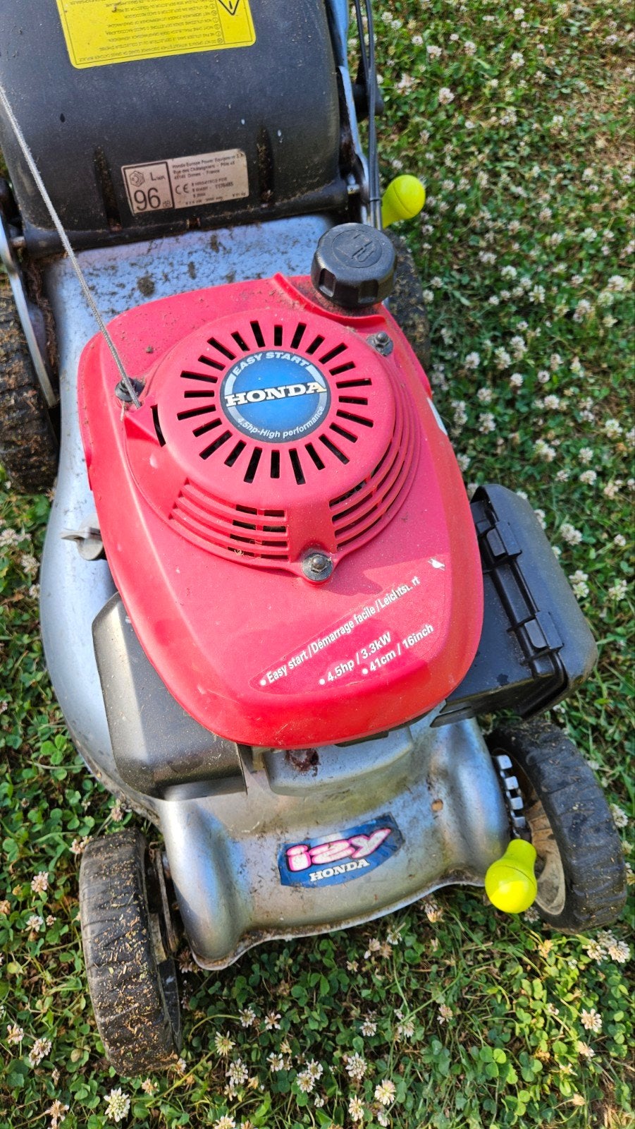 Honda izy grasmaaier, Jardin & Terrasse, Tondeuses à gazon, Honda, 40 à 49 cm, Enlèvement, Utilisé