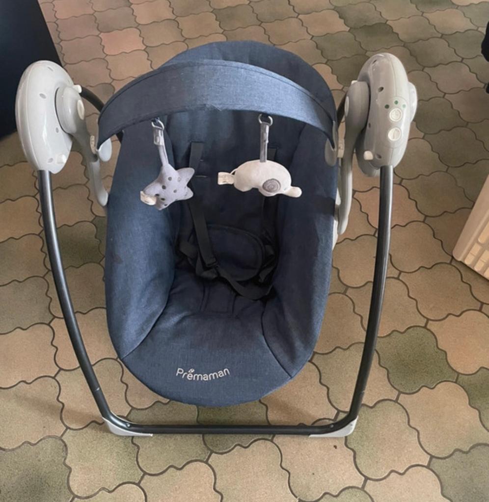 Balancelle electrique premaman avec musique, Enfants & Bébés, Autres marques, Enlèvement ou Envoi, Utilisé, Réglable