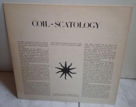 "Scatology" (Coil) vintage ZGAN, Cd's en Dvd's, Vinyl | Overige Vinyl, Ophalen of Verzenden, Zo goed als nieuw