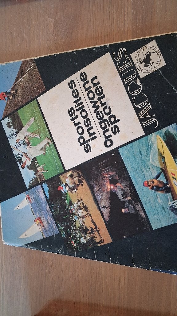 pplakboek, album met beeldjes van chocoladede Jacqueq, Enlèvement, Utilisé, Sport nautique et Pêche