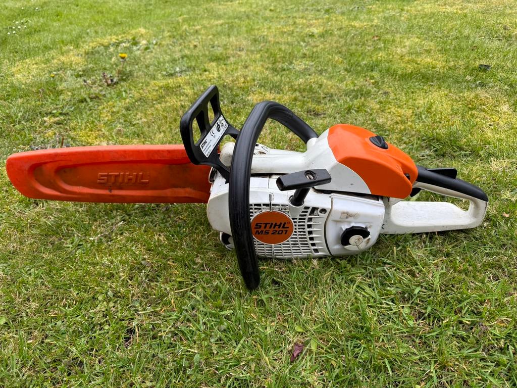 Stihl Kettingzaag MS 201, Tuin en Terras, Ophalen, Zo goed als nieuw