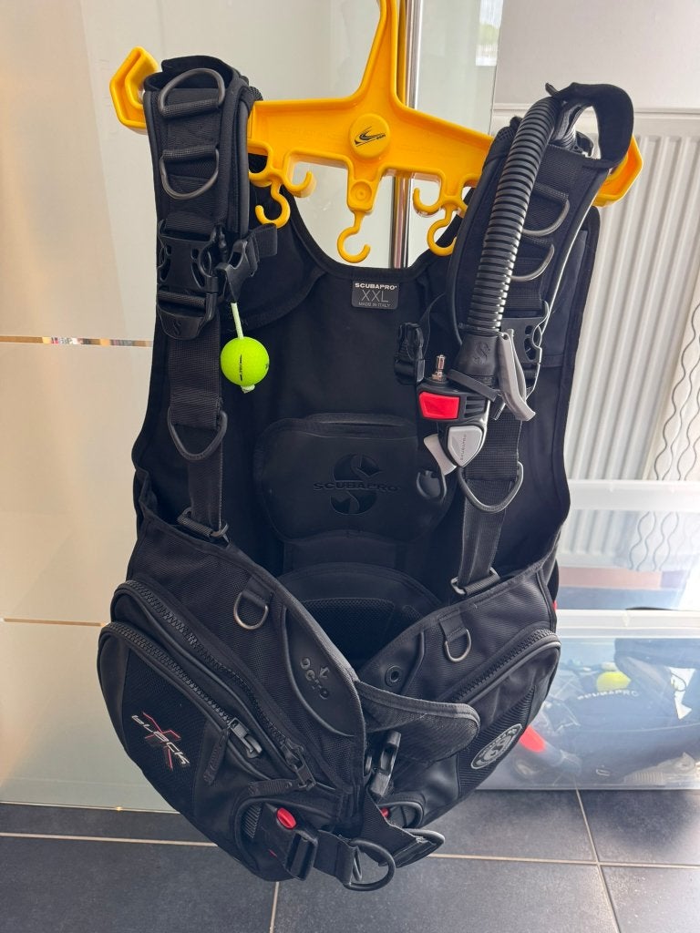 Scubapro - Gilet de stabilisation X-Black - XXL, Sports nautiques & Bateaux, Plongée, Enlèvement, Utilisé, Gilet de stabilisation