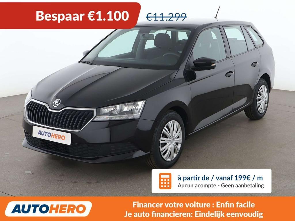 Skoda Fabia 1.0 MPI Active (bj 2019), Auto's, Voorwielaandrijving, Stof, Zwart, 1079 kg