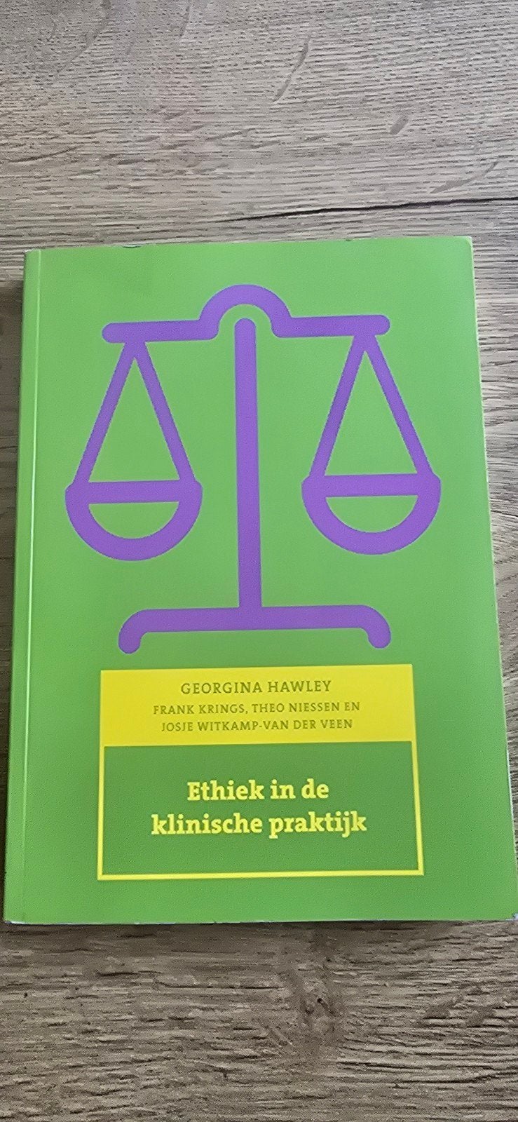 G. Hawley - Ethiek in de klinische praktijk, Enlèvement ou Envoi, Néerlandais, G. Hawley