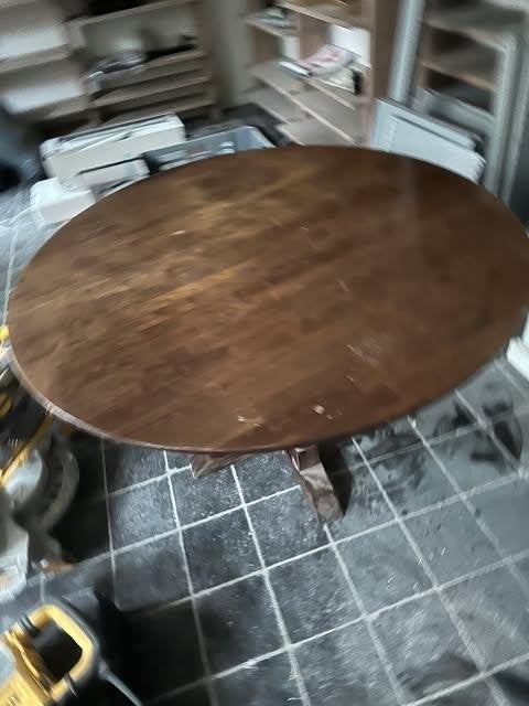 table en bois pour aller chercher Bruges, Maison & Meubles, Utilisé, Tafelhout, Enlèvement, Info@taflho.br