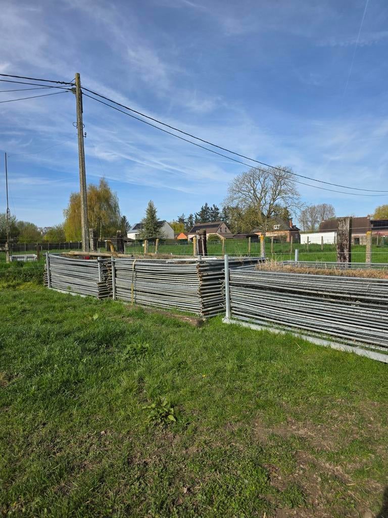 Clôture ou barrière de chantier  inox 3.5*2m., Bricolage & Construction, Enlèvement, Utilisé