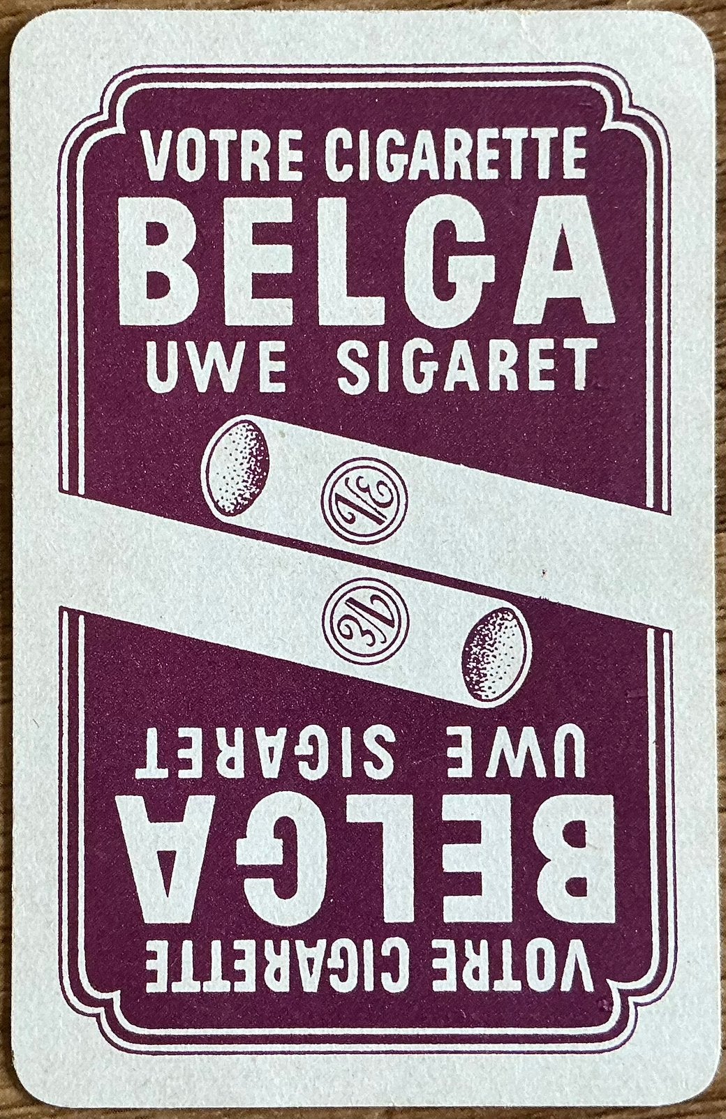 Ancien jeu BELGA CIGARETTE, Enlèvement ou Envoi, Comme neuf, Carte(s) à jouer