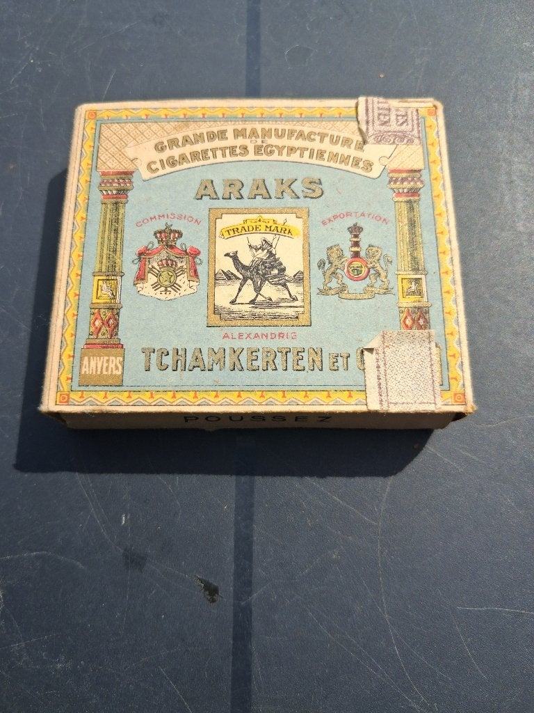 CIGARETTES ARAKS... taxe 7FR, Enlèvement ou Envoi, Comme neuf, Panneau publicitaire