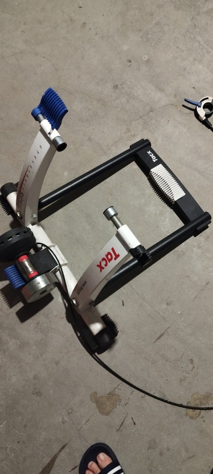Tacx, vélo d'entraînement, blanc, en bon état., Enlèvement, Utilisé, Autres types