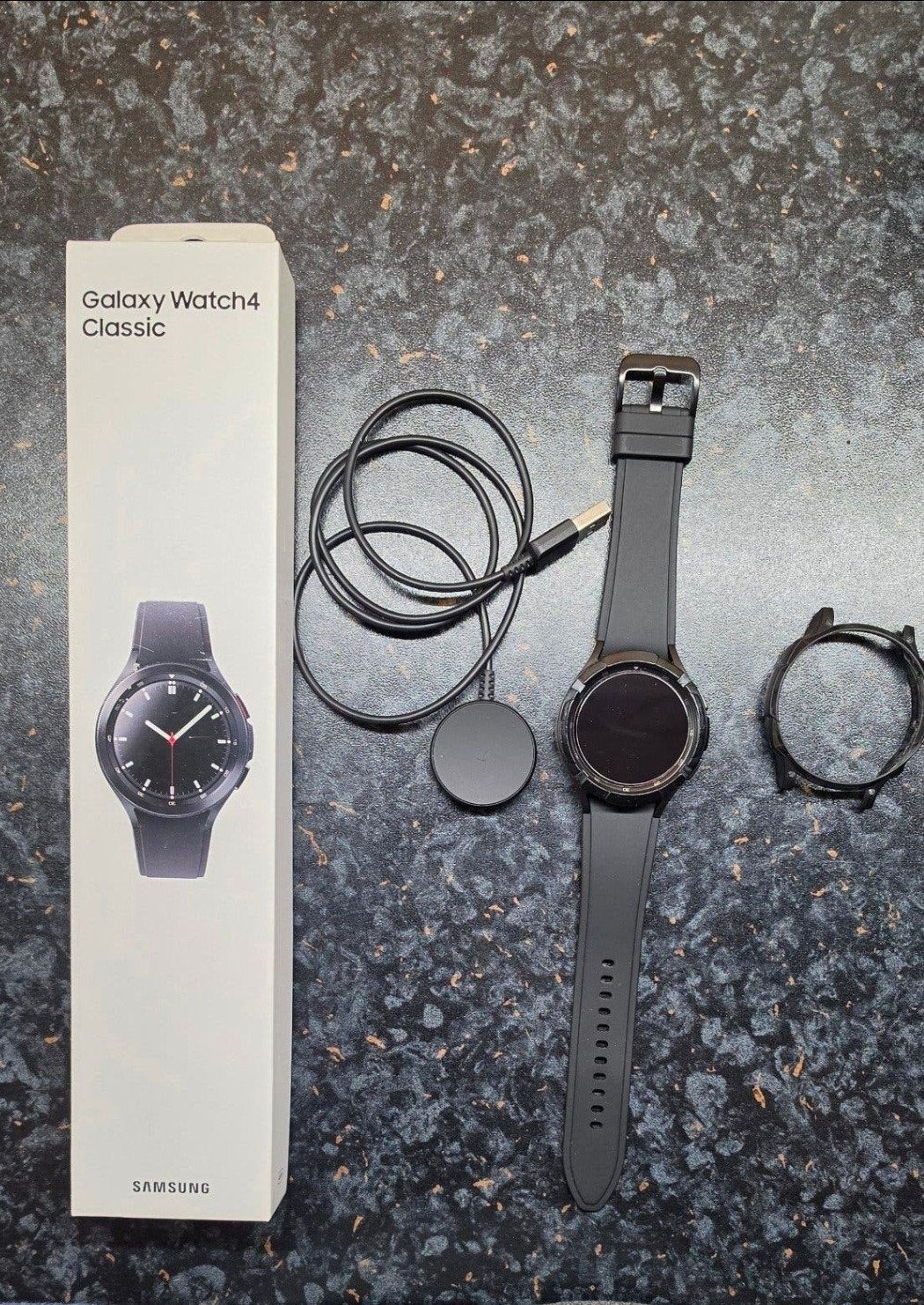 Samsung Galaxy Watch 4 Classic 46mm., Ophalen, Zwart