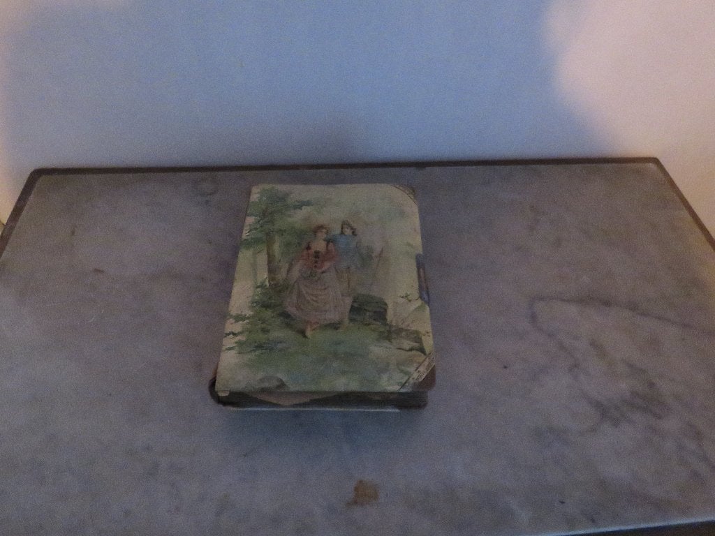 Vintage foto album met 74 zwart  wit foto's kabinetskaarten, Antiek en Kunst, Curiosa en Brocante, Ophalen of Verzenden